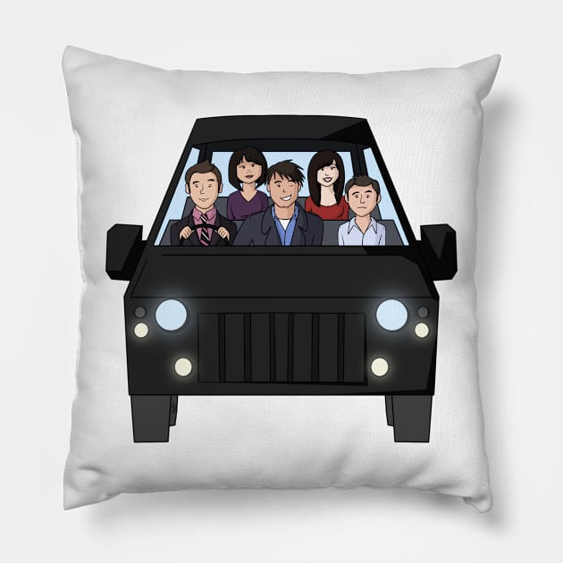 Teamy Doo Pillow by cozsheep