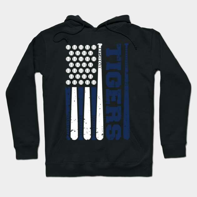 detroit tigers american flag shirt