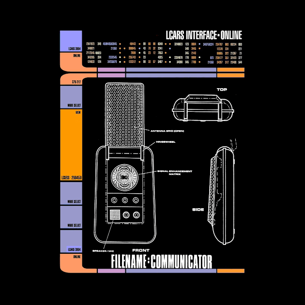 Computer Readout Showing TOS Communication Device by Starbase79