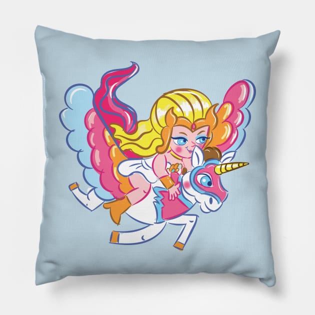 Princess of power Pillow by LADYLOVE