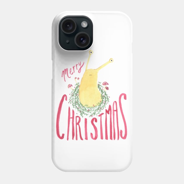 Merry Slugmas Phone Case by RachelMSilva