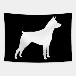 Miniature Pinscher Silhouette(s) Tapestry