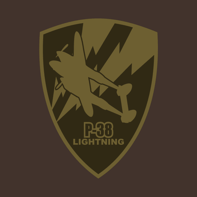 P-38 Lightning Patch by Tailgunnerstudios