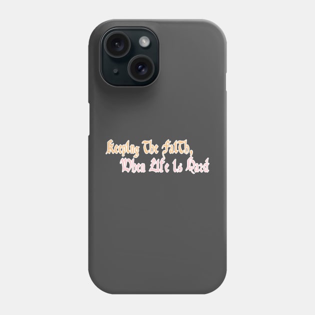 Jesus faith Phone Case by Illustro Art