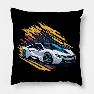 BMW i8 Vintage Car Pillow