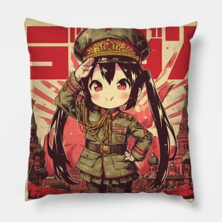 chibi azusa soldier Pillow