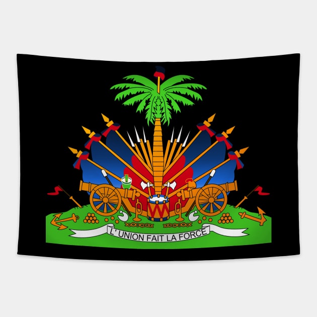 Haiti Flag Tapestry by Historia