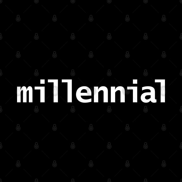 Millennial Minimal Typography by ellenhenryart