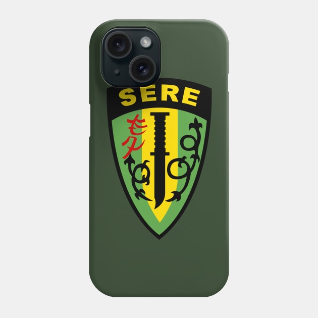 SERE Survival Evasion Resistance Escape School Phone Case by hobrath