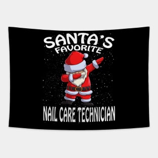 Santas Favorite Nail Care Technician Christmas Tapestry