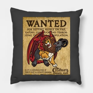 WANTED: Chimera Pillow