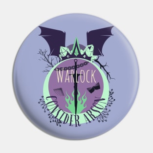 Hello my name is.. Warlock Pin