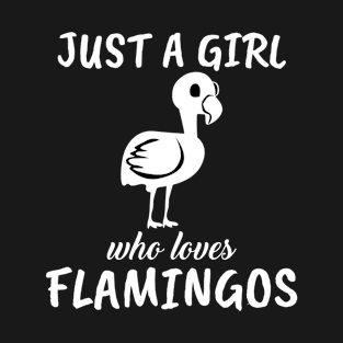 Just A Girl Who Loves Flamingos T-Shirt