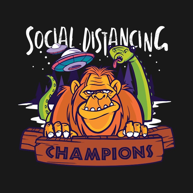 Bigfoot Social Distancing World Champion by elaissiiliass