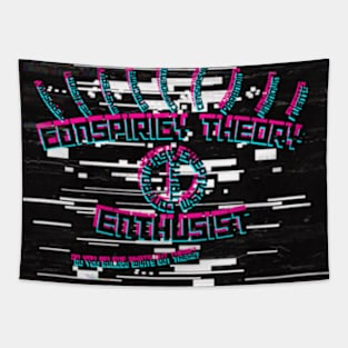 Conspiracy Theory Enthusiast Eye Tapestry