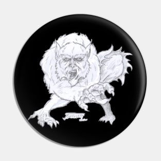 The Man Wolf Pin