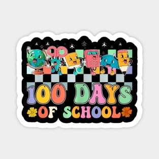 Groovy Happy 100 Days Of School 100 Days Smarter Kids Magnet