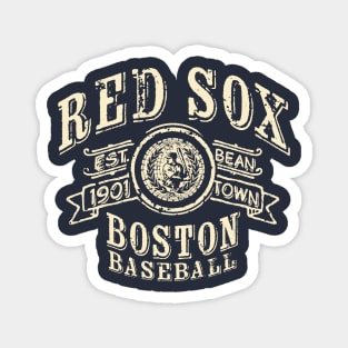 Red Sox Vintage Baseball Magnet