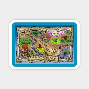 Scareglow’s House Blue Map Magnet