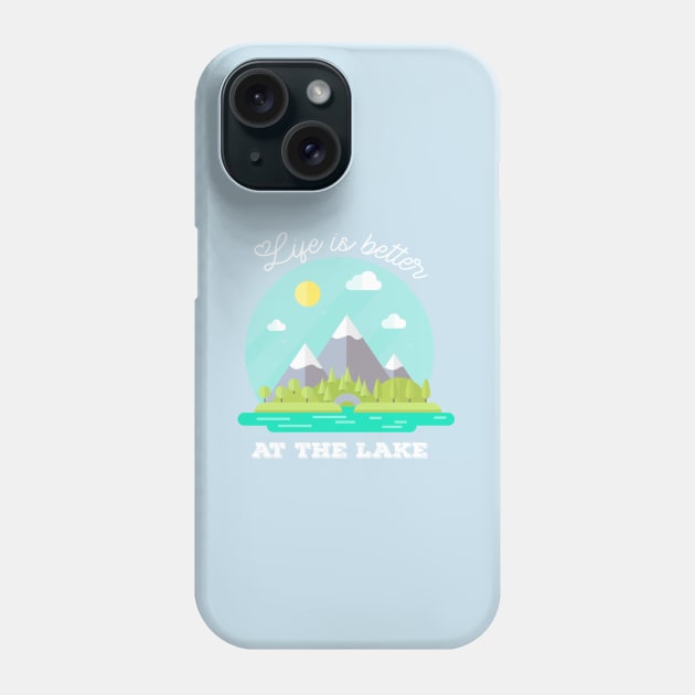 Life is Better at the Lake Phone Case by AYN Store 