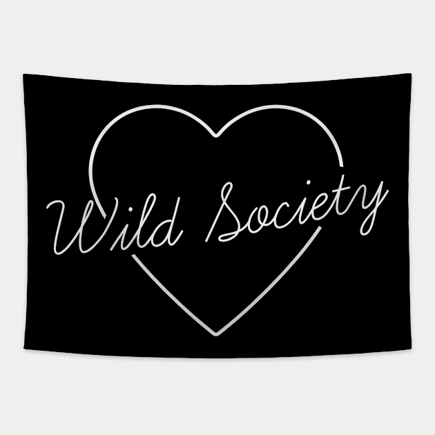 Wild Society Heart Tapestry by Wild Society Podcast