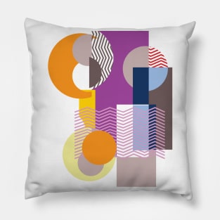 Abstract Lines Shapes Pattern | Geometry Pillow