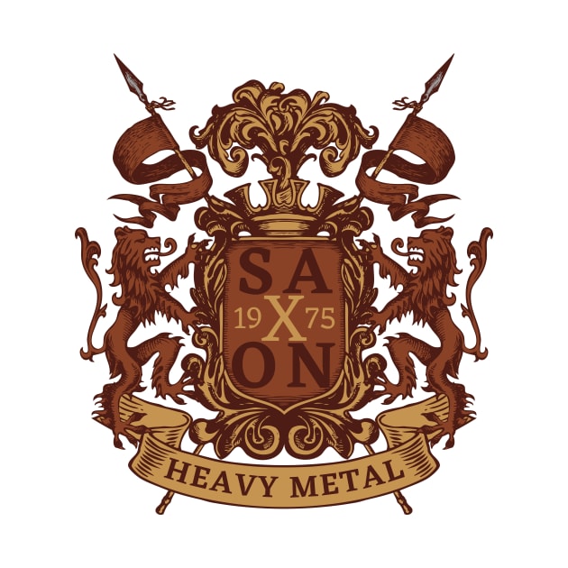 vintage saxon logo by NexWave Store