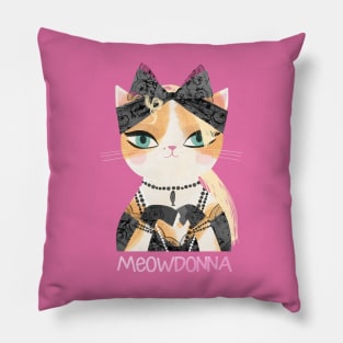 Meowdonna Pillow