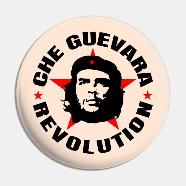 Che Guevara Rebel Cuban Guerrilla Revolution T-Shirt Pin by HiDearPrint