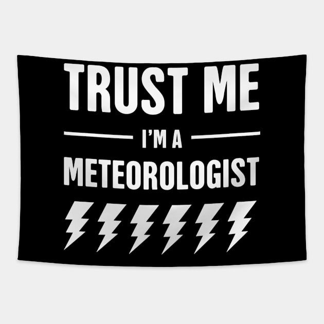 Trust Me, I'm A Meteorologist Tapestry by MeatMan