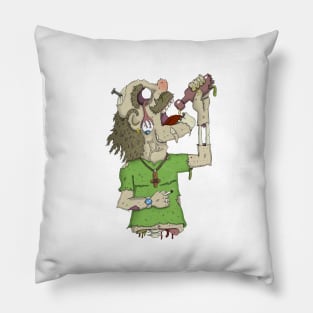 Thirsty Zombie Pillow