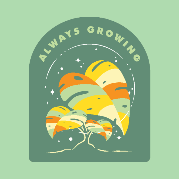 Always Growing Inspirational Self Care by Kangkorniks