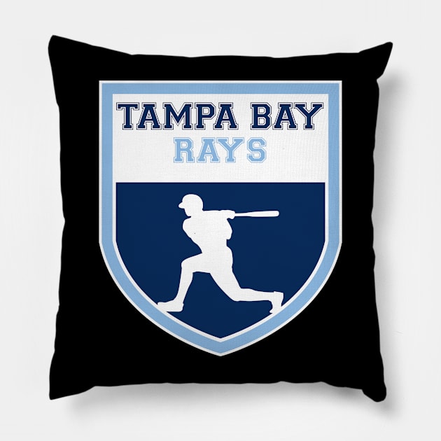 Tampa Bay Rays Fans - MLB T-Shirt Pillow by info@dopositive.co.uk