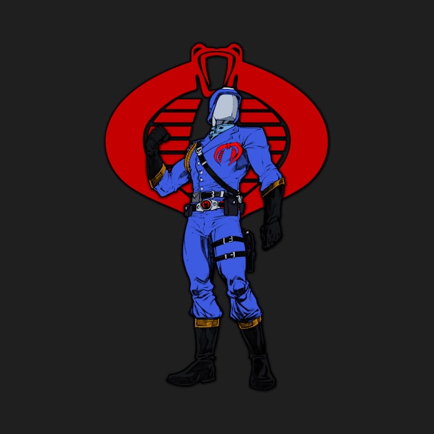 Cobra Commander - Helmet by BigOrangeShirtShop