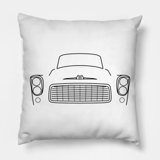 International Harvester B Series classic 1950s-60s pickup truck black Pillow