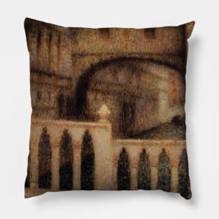 The Bridge of Sighs by Henri Le Sidaner Pillow