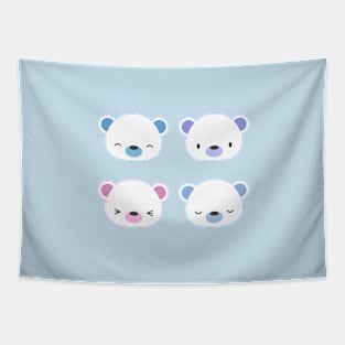 Cute polar bears Tapestry