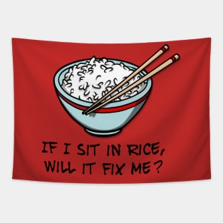 Rice Fixes Everything Tapestry