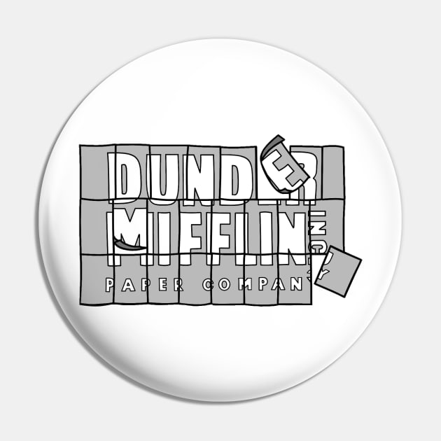  Dunder Mifflin Paper Company Logo Sticker Decal (The