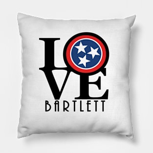 LOVE Bartlett Tennessee Pillow