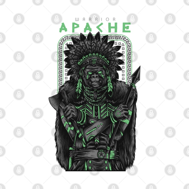 Apache Warrior by Kingdom Arts and Designs