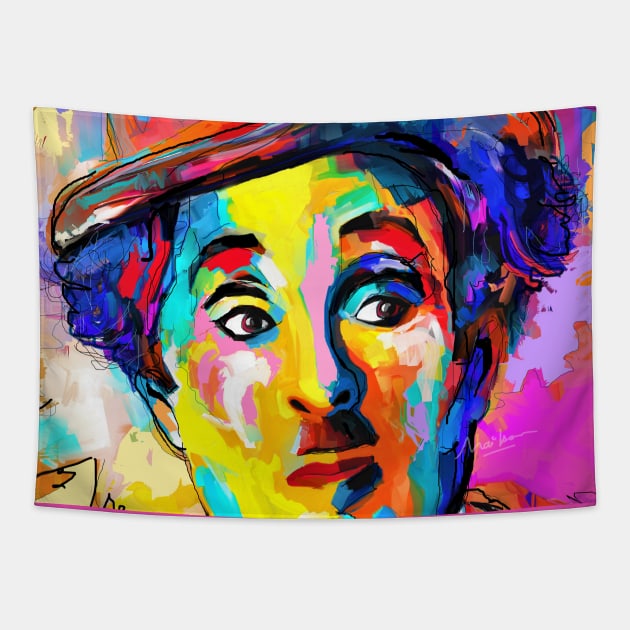 chaplin Tapestry by mailsoncello