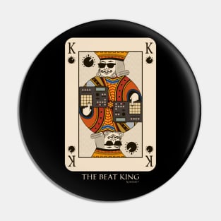 Beatmaker King Card for Music Producer and Dj Pin