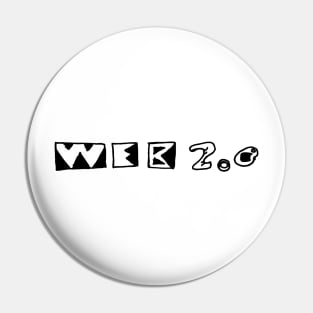 Web 2.0 Text Pin