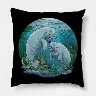 Manatees Pillow