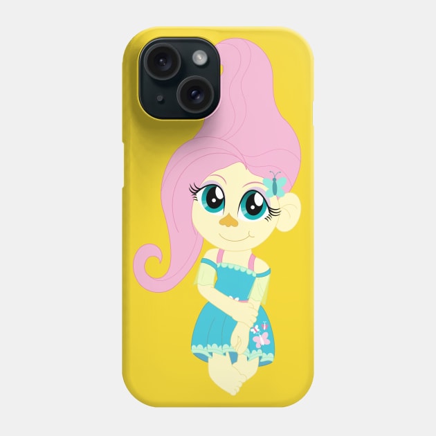 Fluttershy Troll Phone Case by Ayana Nikole