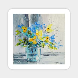 Spring bouquet of flowers Magnet