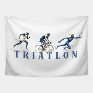 Classic Greek Triathlon Tapestry