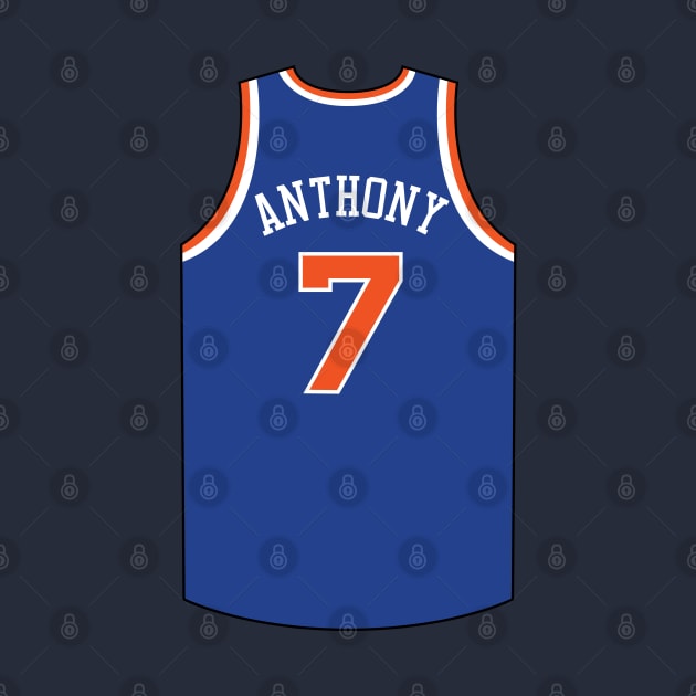 Carmelo Anthony New York Jersey Qiangy by qiangdade