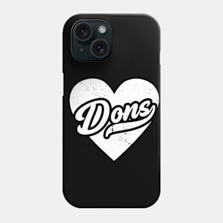 Vintage Dons School Spirit // High School Football Mascot // Go Dons Phone Case